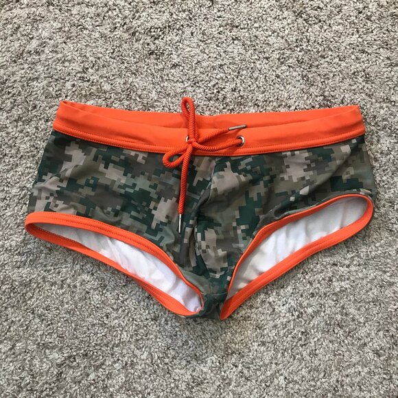Nasty Pig Camo Swim Briefs - Picture 2 of 5
